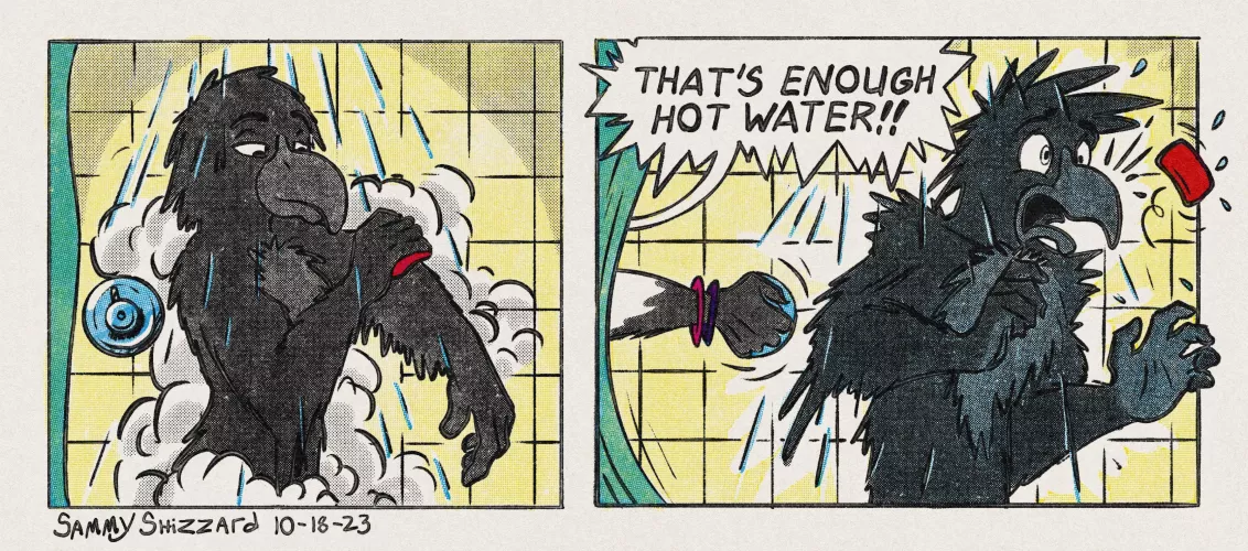 Sharing a Shower by SammyShizzard