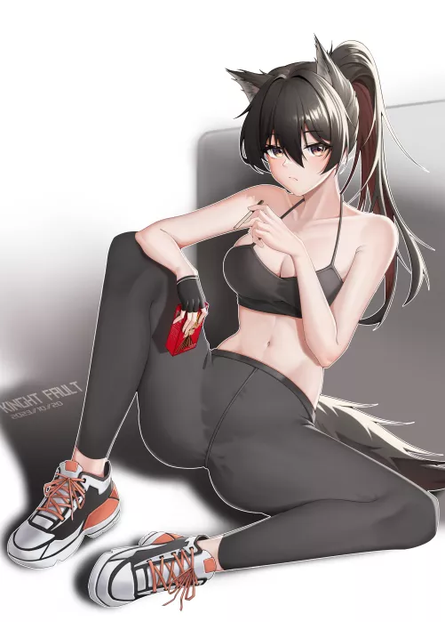 Texas [Arknights] by CheetahSperm18