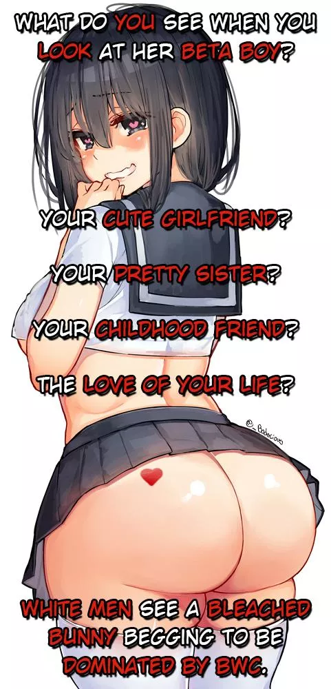 What do you see? [bleached][large ass][uniform][implied ntr][beta][BWC] art by kawakami masaki posted by jjhung100