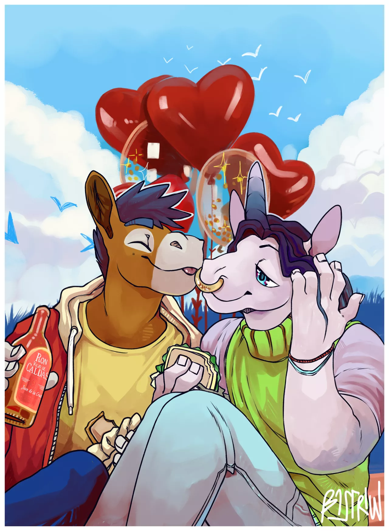 Date <3 (art by me) posted by bastriw