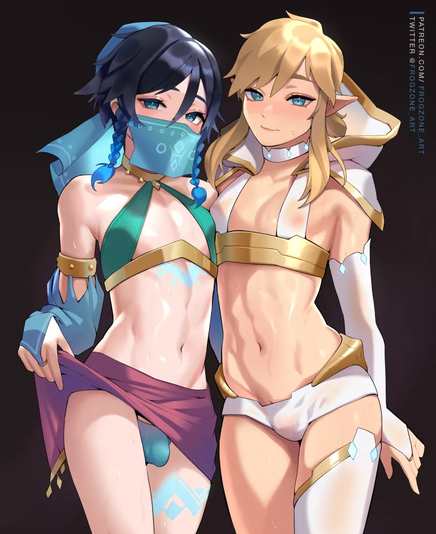 Do I look good in link his belly dancer outfit?~~ posted by YourGoatBoi