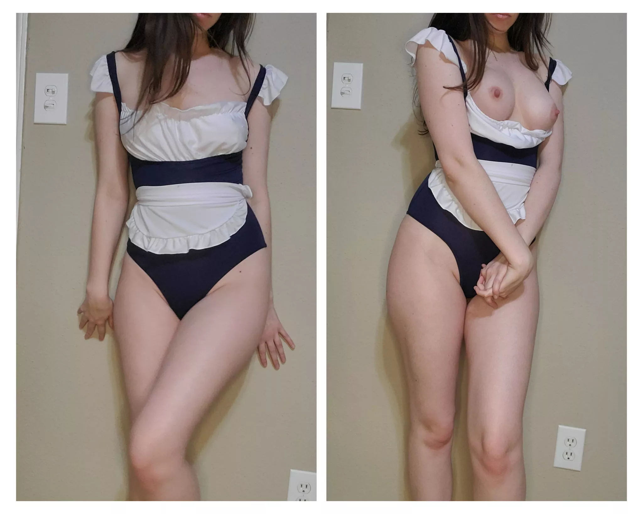 Do I make a cute french maid? posted by thesluttylittleminx