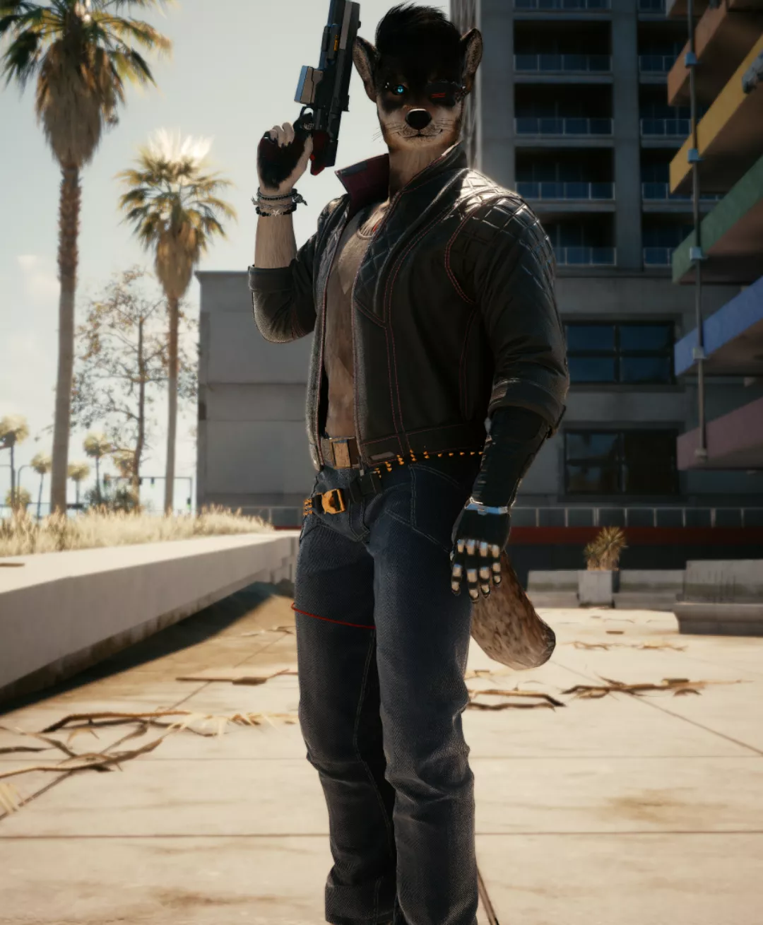 I stole this gun from an auction and now arasaka wants me dead 🤣 posted by Coby-the-racc