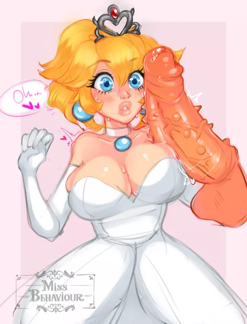 Peach convinced why she should marry Bowser (missbehaviour) by DarkSpringer