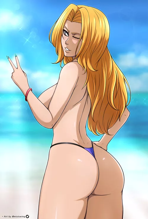 Rangiku at the beach (Mistowing) by PMatty73