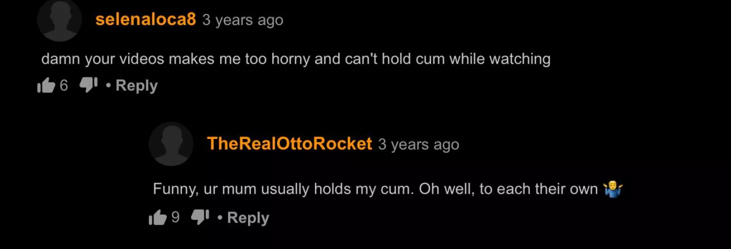 Really, a ur mum joke? by FrequentSpermDrinker