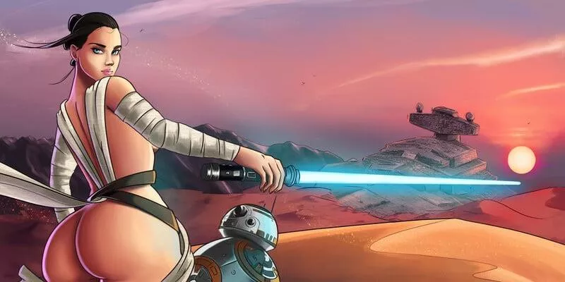 Rey (by LoicLebertArt) posted by TacoGuy998