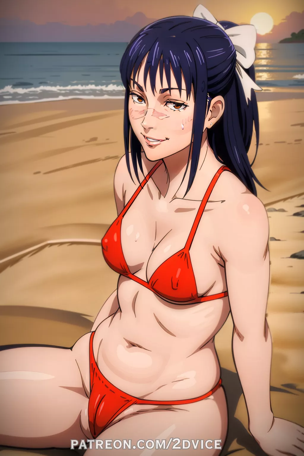 Utahime on the beach posted by 2DVice