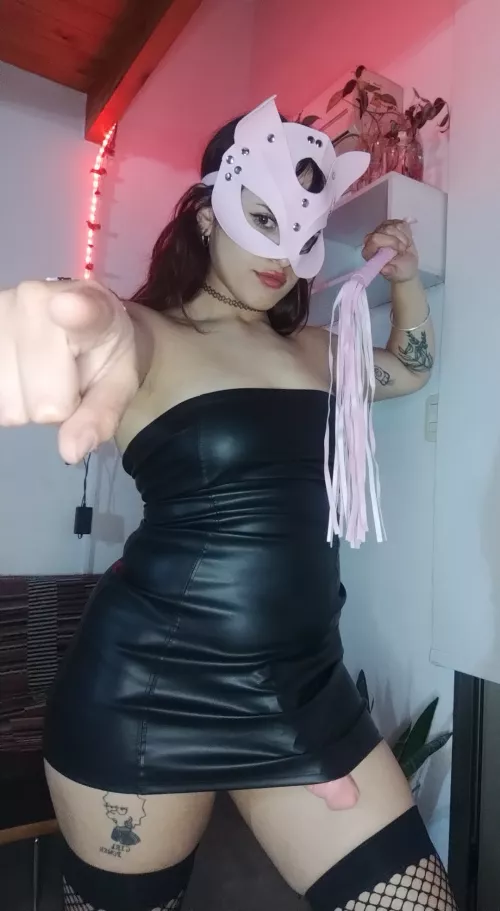 Your dark leather goddess by diosagriega_22