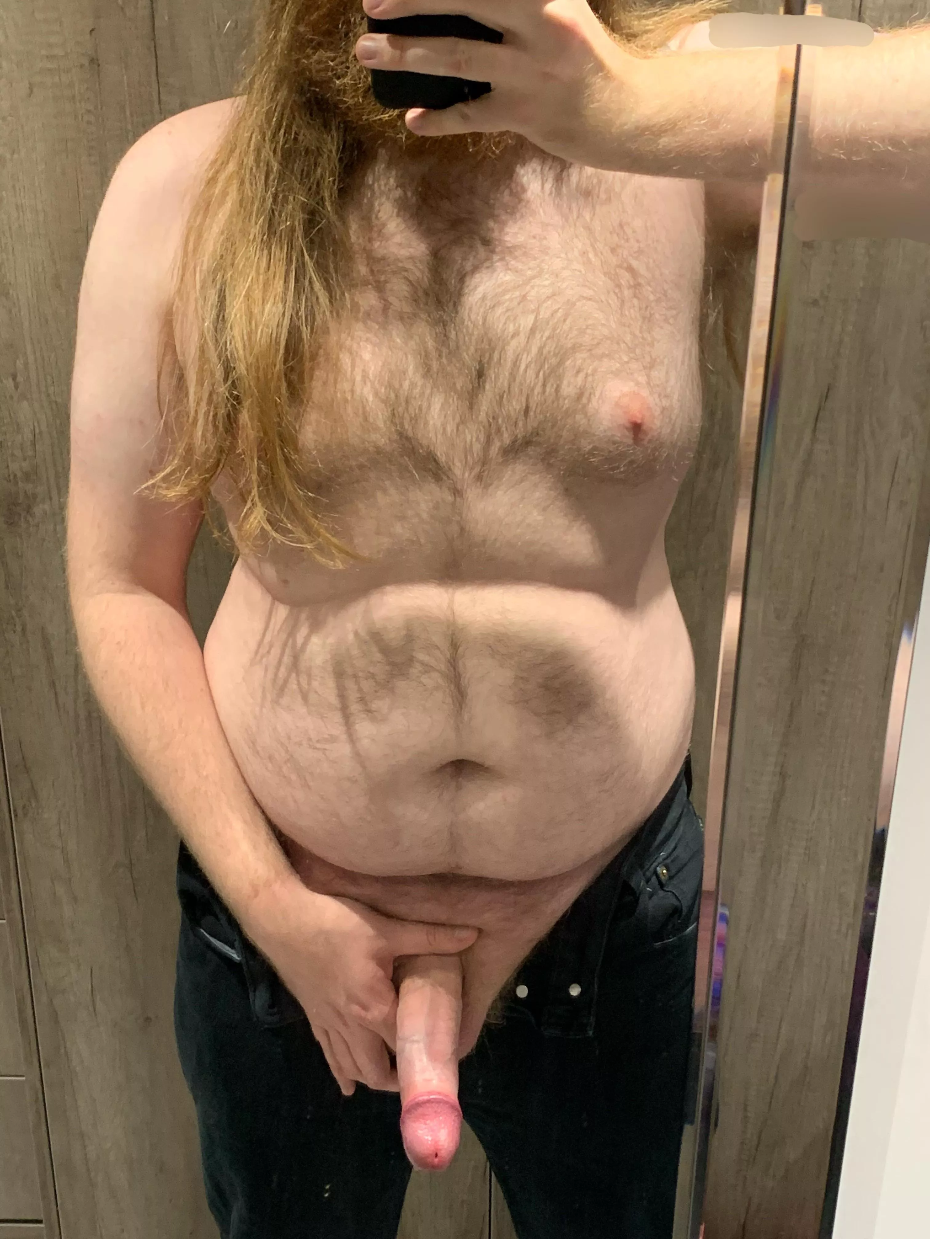 Been bursting to get out of these jeans all day… was it worth the wait? posted by FuzzyLover_69