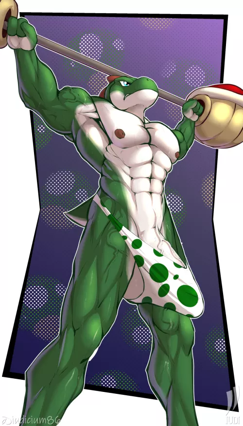 Buff Yoshi (iudicium86) by DarkCrab86