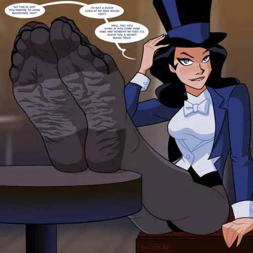 [Justice League Unlimited] Zatanna wants you to smell her feet after a long day (badcrab) by Tough_Courage7087