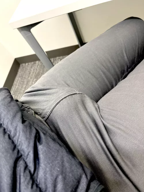 Massive Bulge at Work! I always catch coworkers staring by Dr_Kraut95