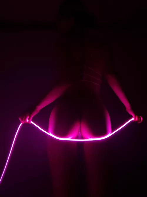 Neon butt by Tulpina