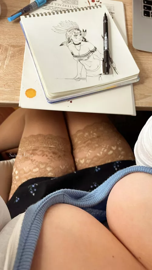 Sketching a little bit [f] by SweetyKissa