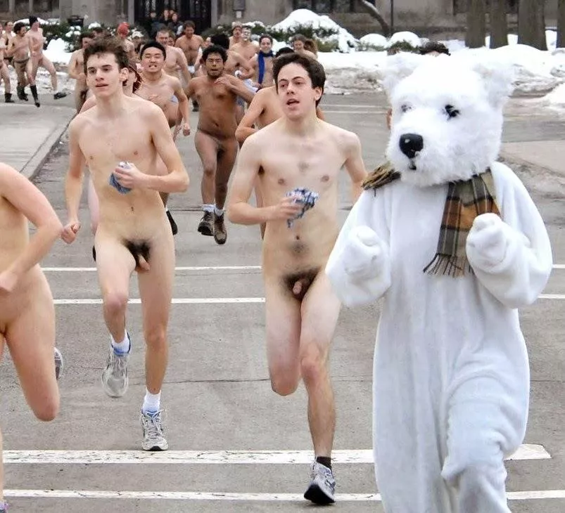 Streaking with the bear posted by twinkgrant