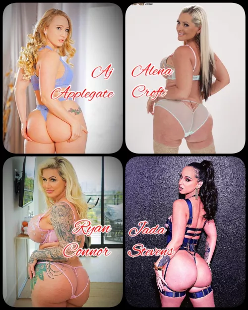 (Asstastic Tournament - Round 2) The first round started with a bang but here’s another four pair of cheeks you gotta decide from. Remember, TWO go through… by coffeencream69