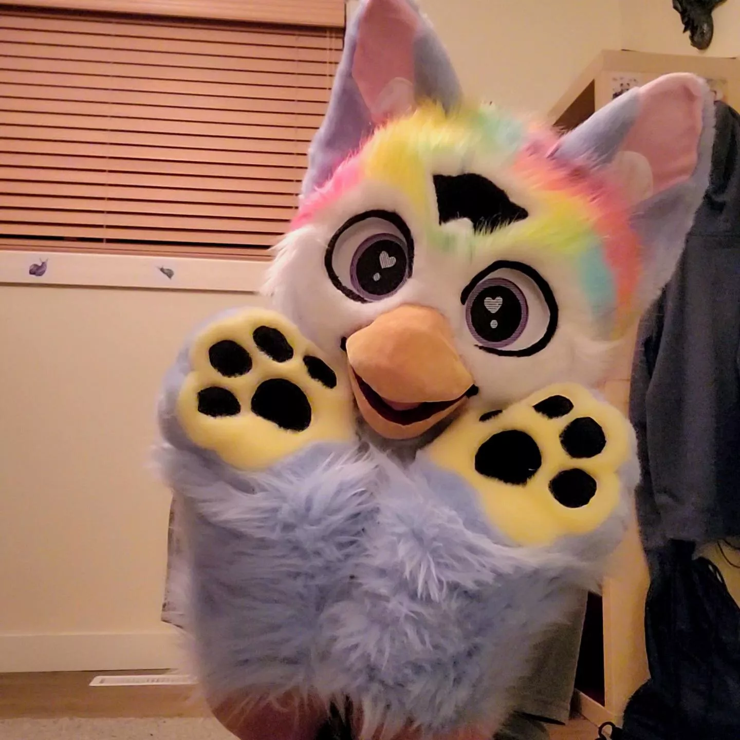Furby fursuit! posted by centipede_ss