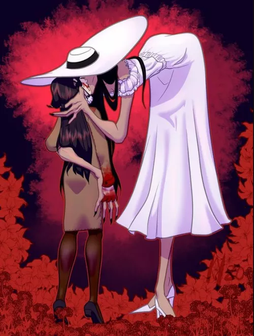 Hasshaku-sama x kushisake-onna by WitnessLow4178