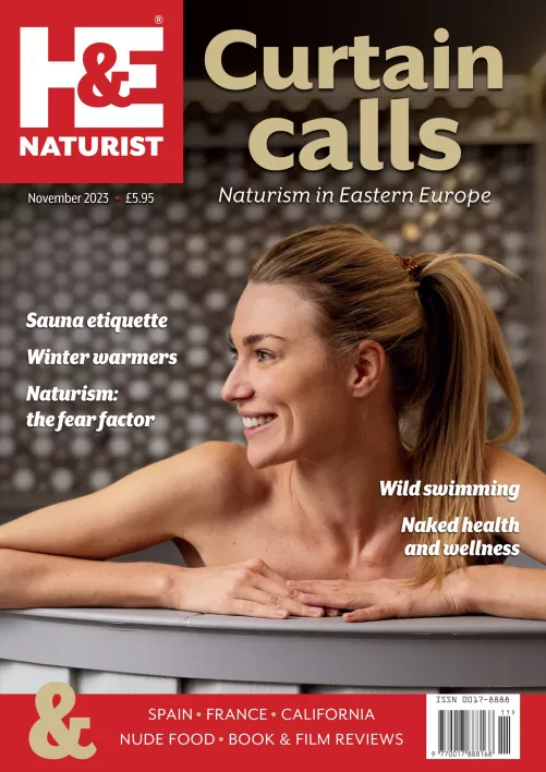 H&E Naturist November 2023 edition: Curtain Calls by NaturismNudismNet