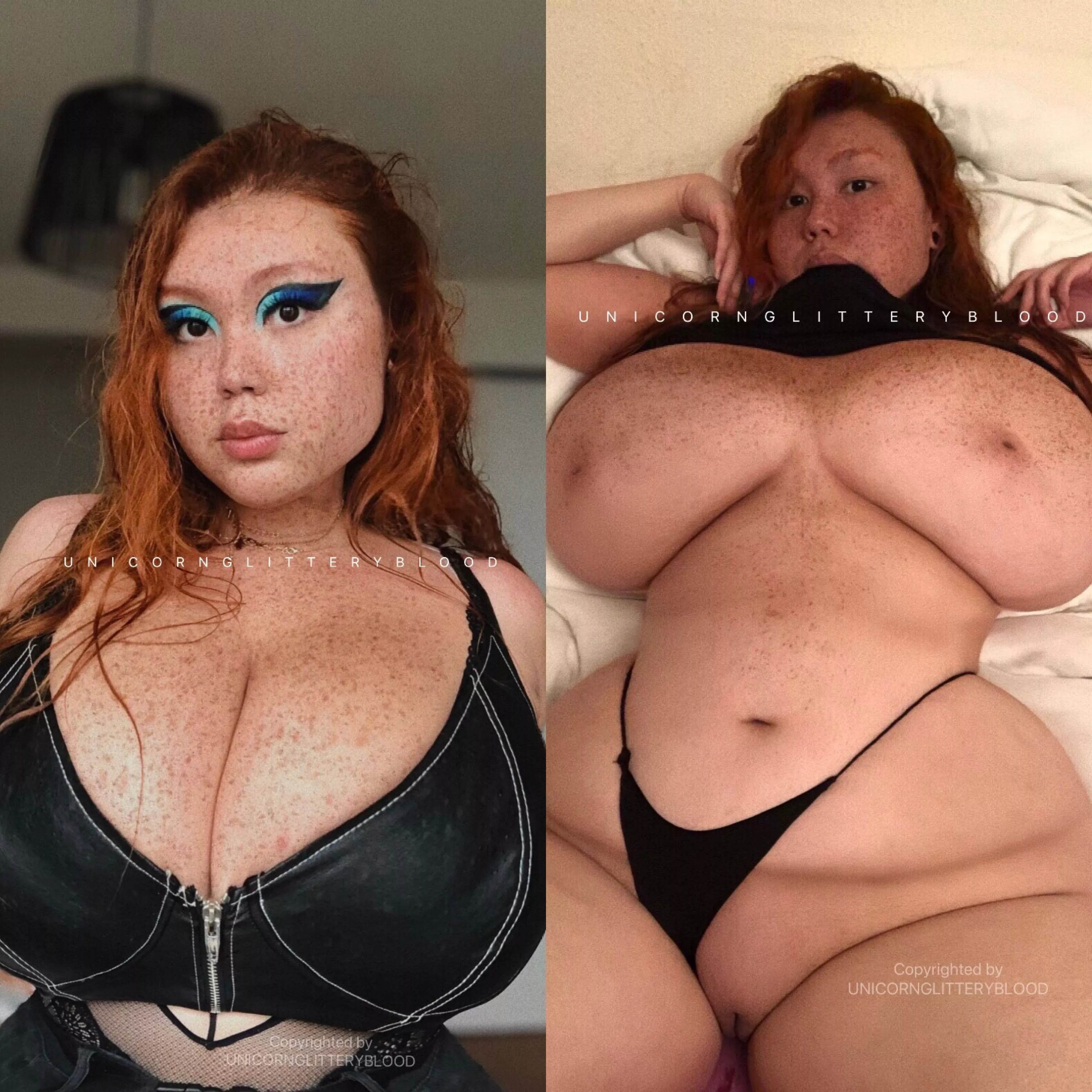 [OC] on vs off! posted by Unicornglitteryblood