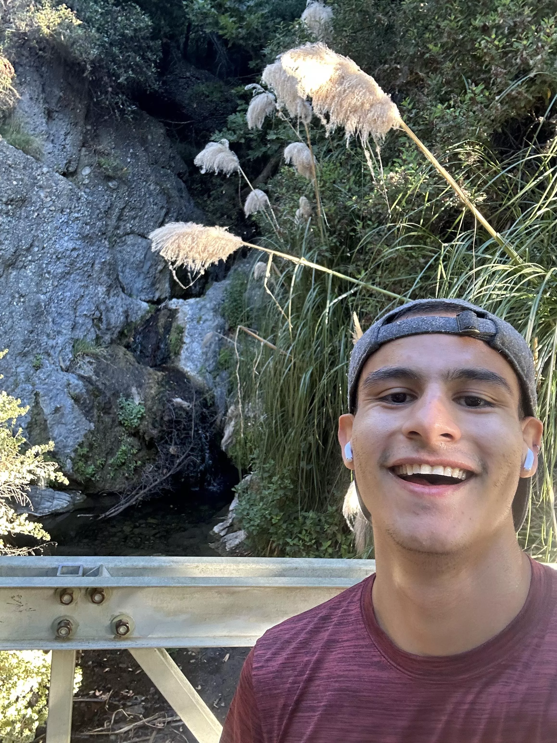 On vacation, went hiking, took a photo with what is technically named a “waterfall”, totally worth it. Happy Monday y’all!! posted by Simental