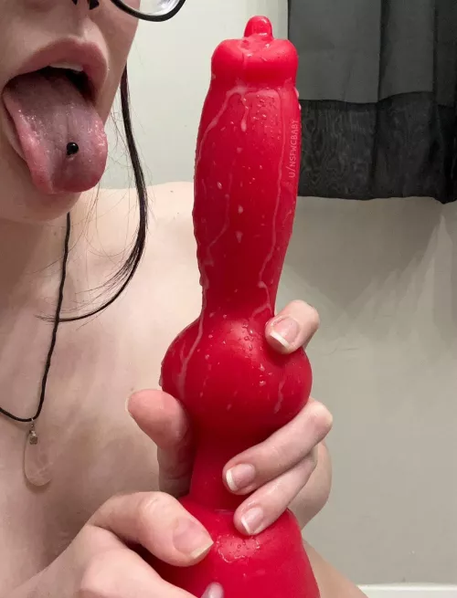 Rex from Bad Dragon gave me a massive cum shot! by Nsfwcbaby