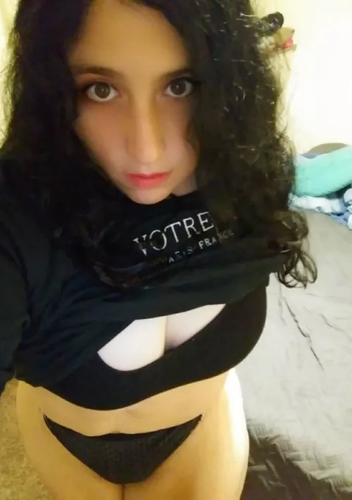 When I wear my bra and panties (f) by Horrorhotgirl19