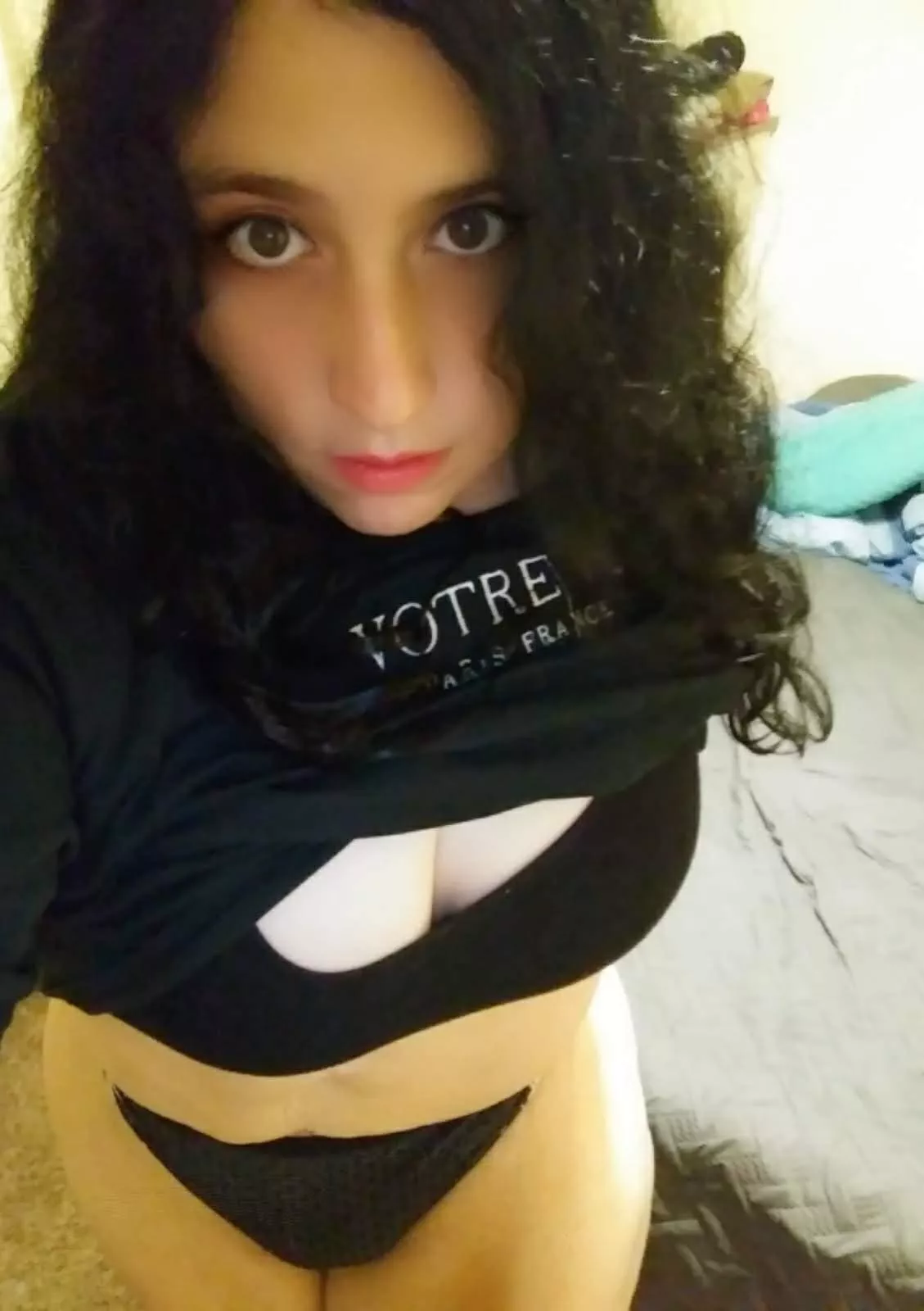 When I wear my bra and panties (f) posted by Horrorhotgirl19