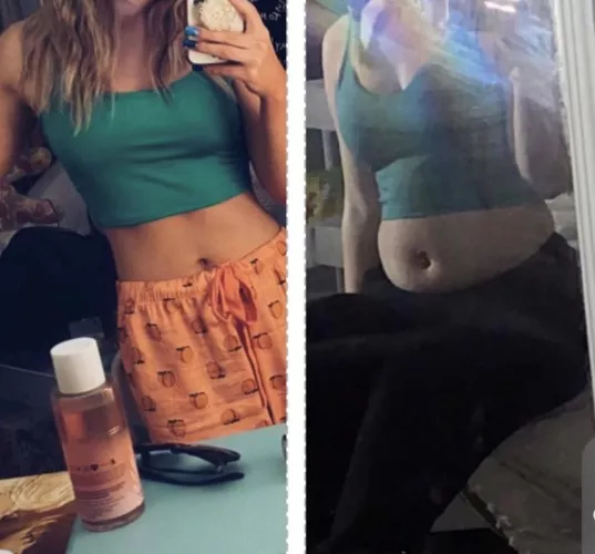 You can still see my abs right? 😅 by blondiee188