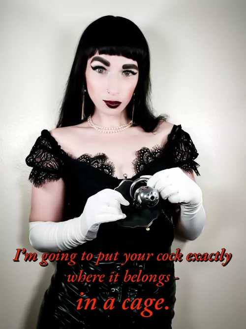 You must hand over control of your cock to a superior Woman.. by ladylavender333