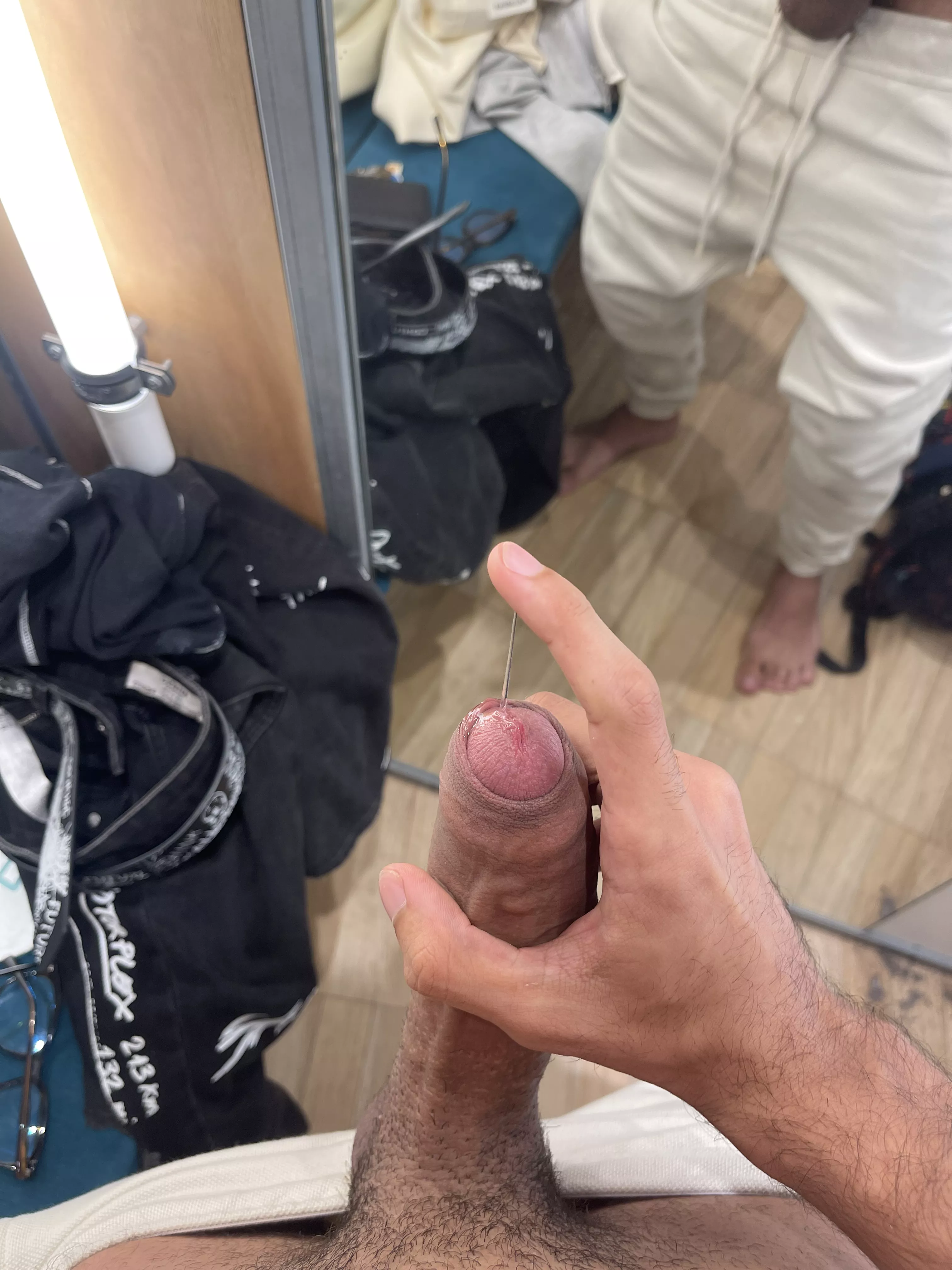 Came everywhere in the changing rooms of clothing store posted by Angelitospp