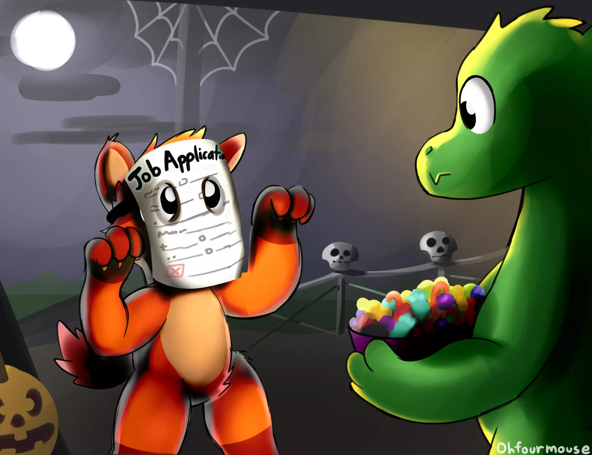 'Did I scare you?' [OC] posted by OhfourMouse