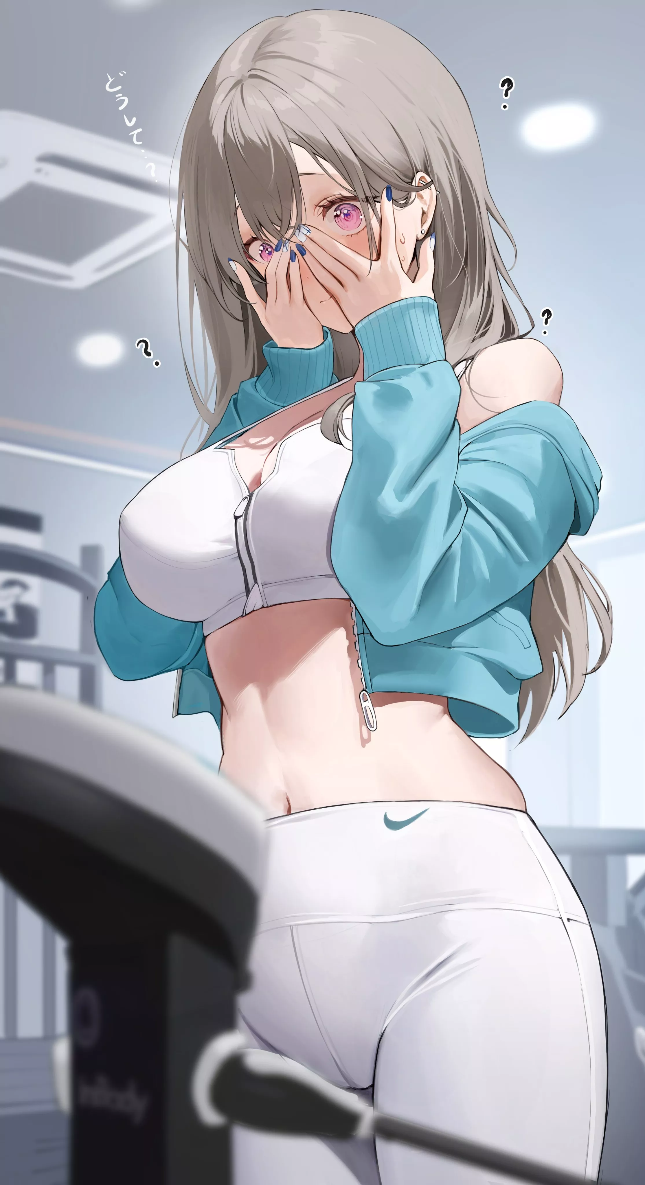 Flustered in the Gym posted by CheetahSperm18