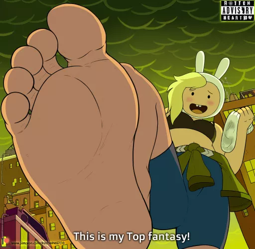 Giant Fionna Feet (Adventure Time) [Artist: Rottenheart10] by ComaOfSouls