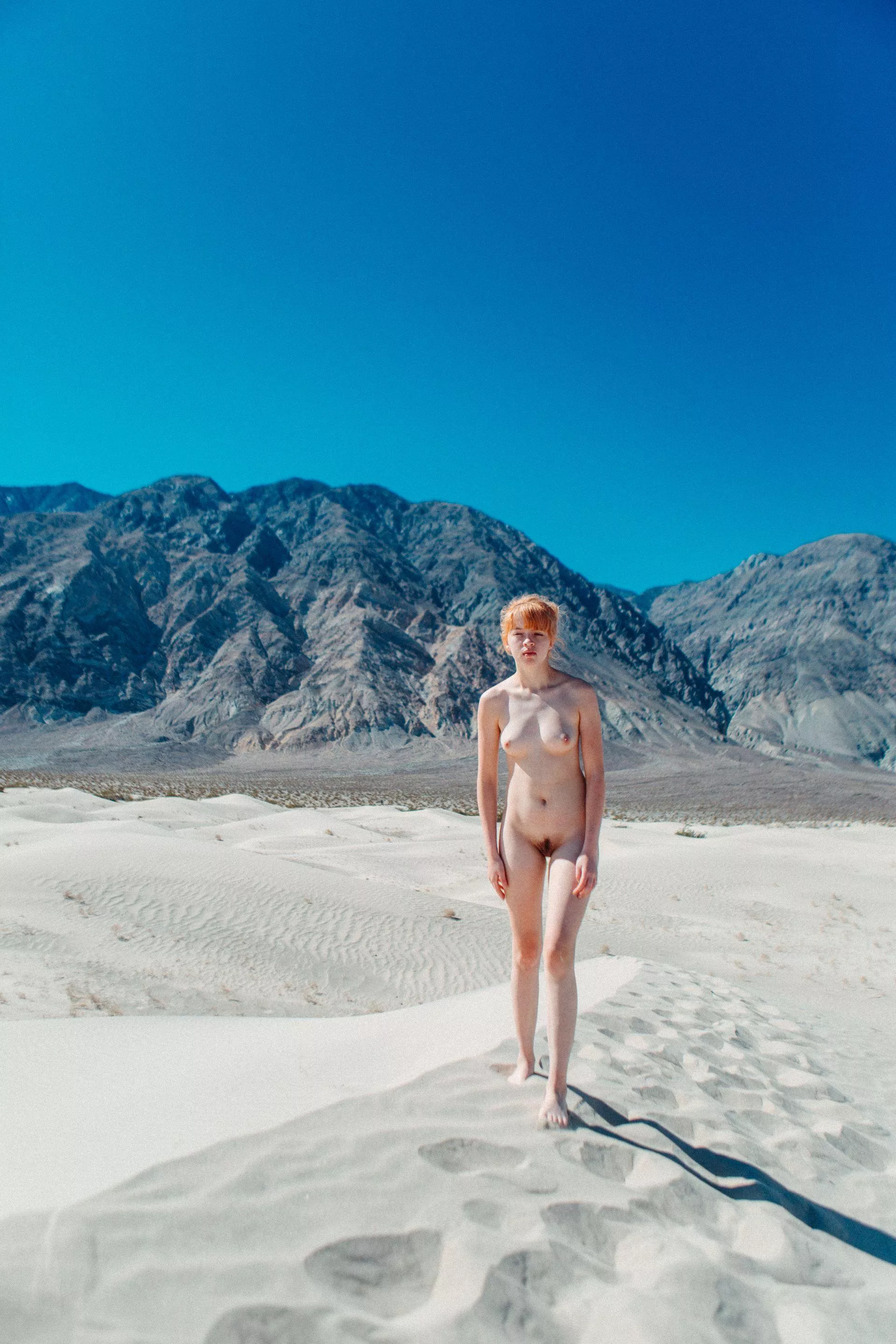 Hiking in Death valley National Park posted by bleedingpoppies