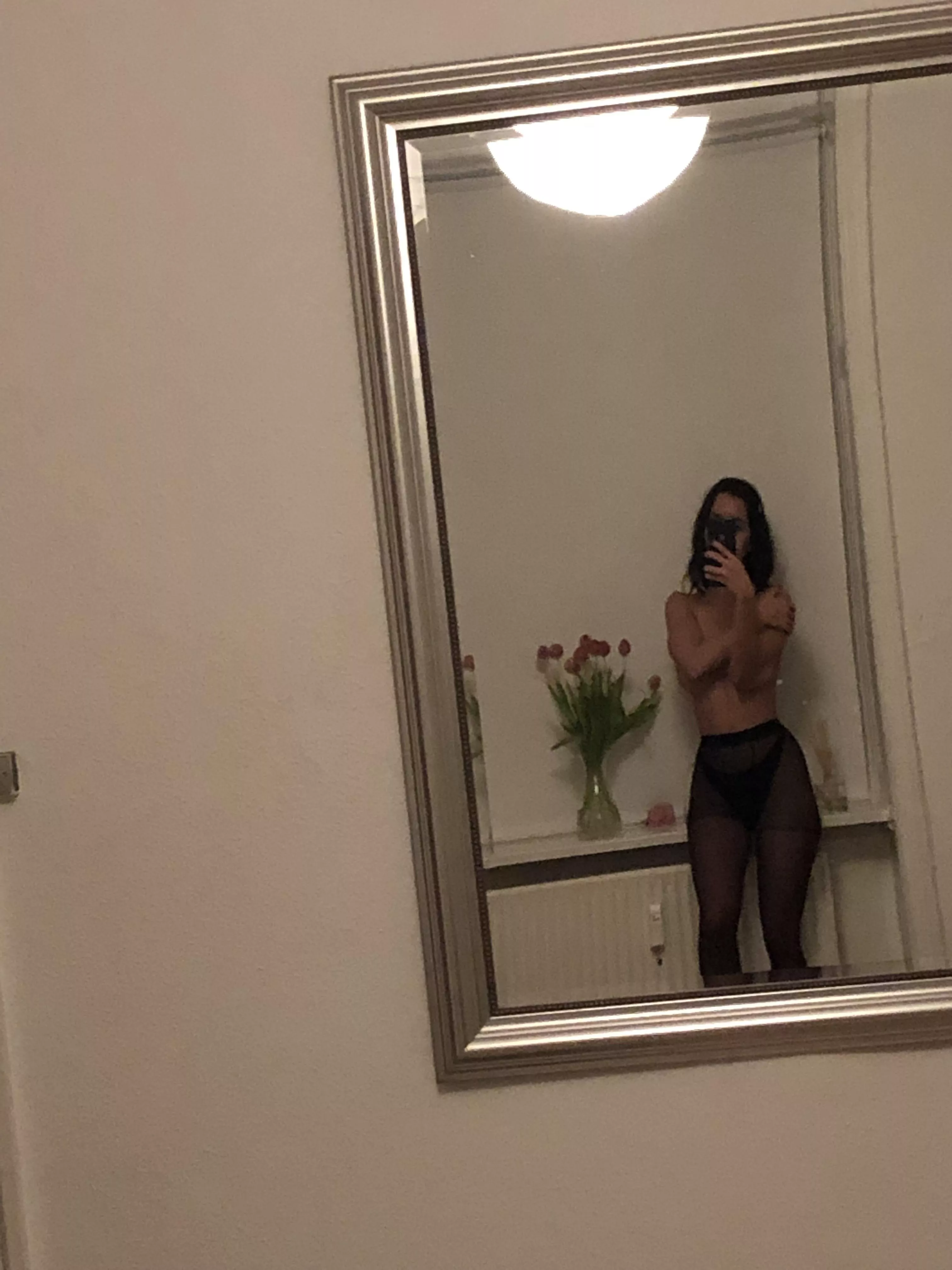 I love being in topless and pantyhose in my home, its so comfy posted by Grandmasexy