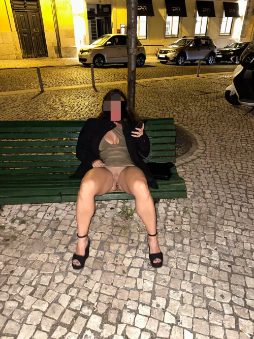 Plugged and pantiless [f] by Kinkycouple247