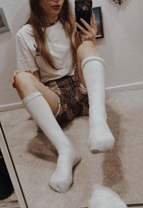 [selling] Dirty and ready to ship! Get these crews for $25~Selling panties/socks/bras and digital content~ by SlutSellingSocks