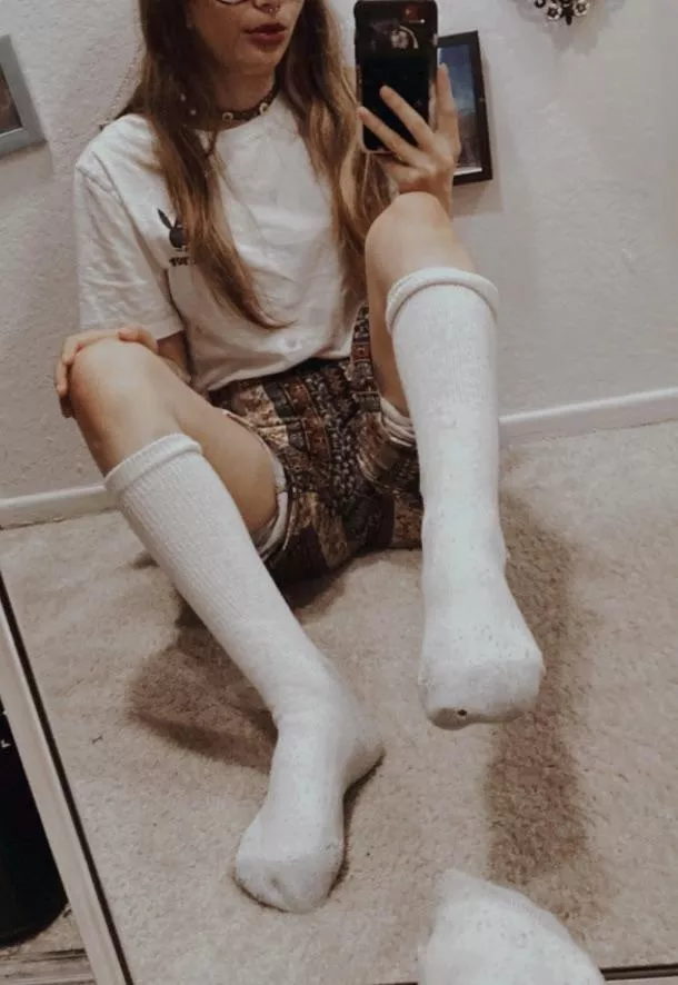 [selling] Dirty and ready to ship! Get these crews for $25~Selling panties/socks/bras and digital content~ posted by SlutSellingSocks