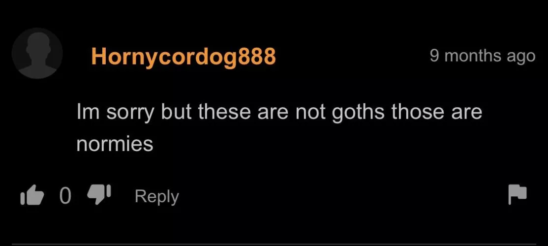 Ugh, being a fake goth is such a poser thing to do by AccomplishedTaste147