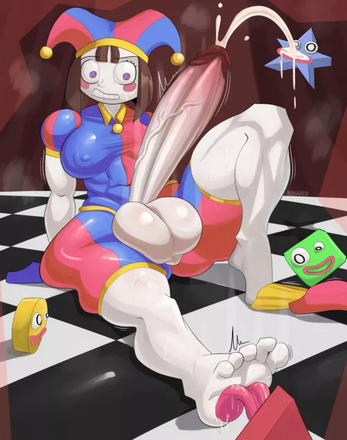 Uuuh Pomni? That's not how you play this game? (Artist:Koshair) by ALonelyWeeaboo69