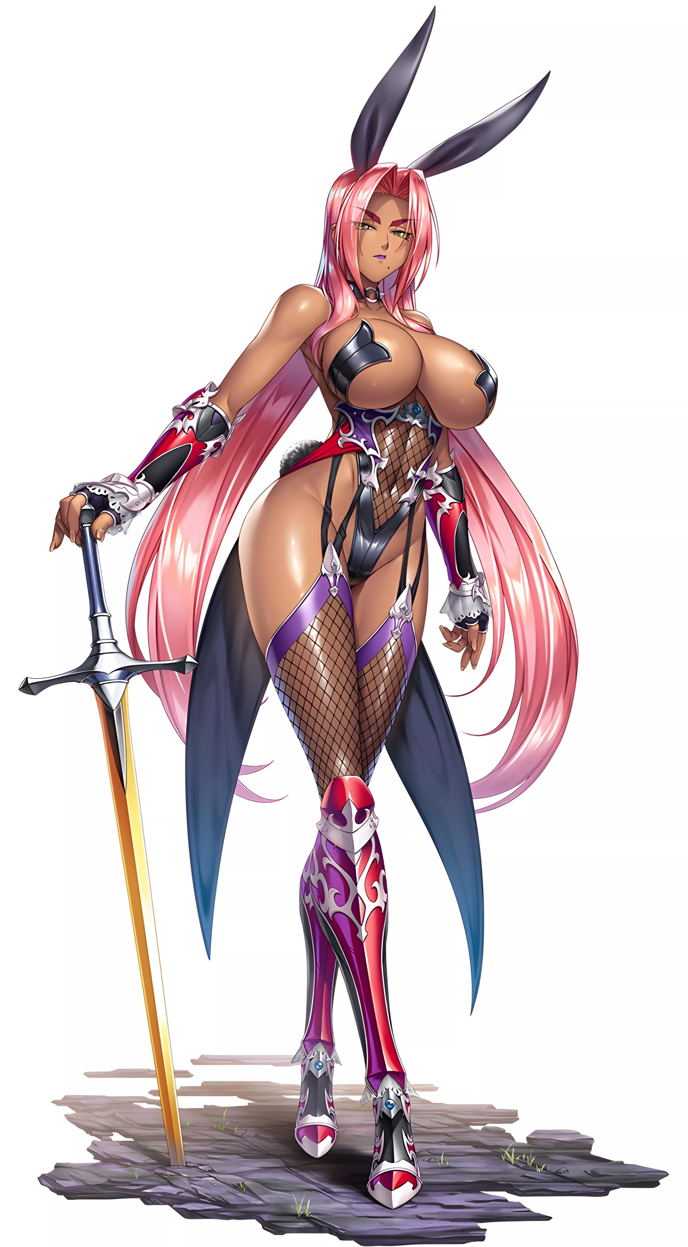 Bunny Knight Ingrid (Kagami Hirotaka) [Taimanin Series] posted by kinddomino_pie