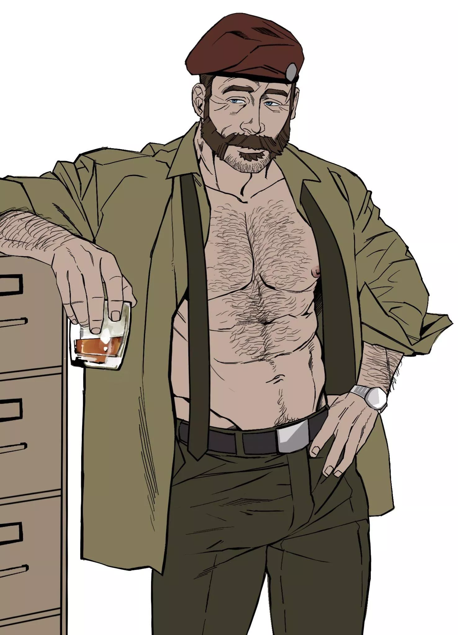 Cheers Cpt. Price (BonjourDraws posted by CardboardEccentric