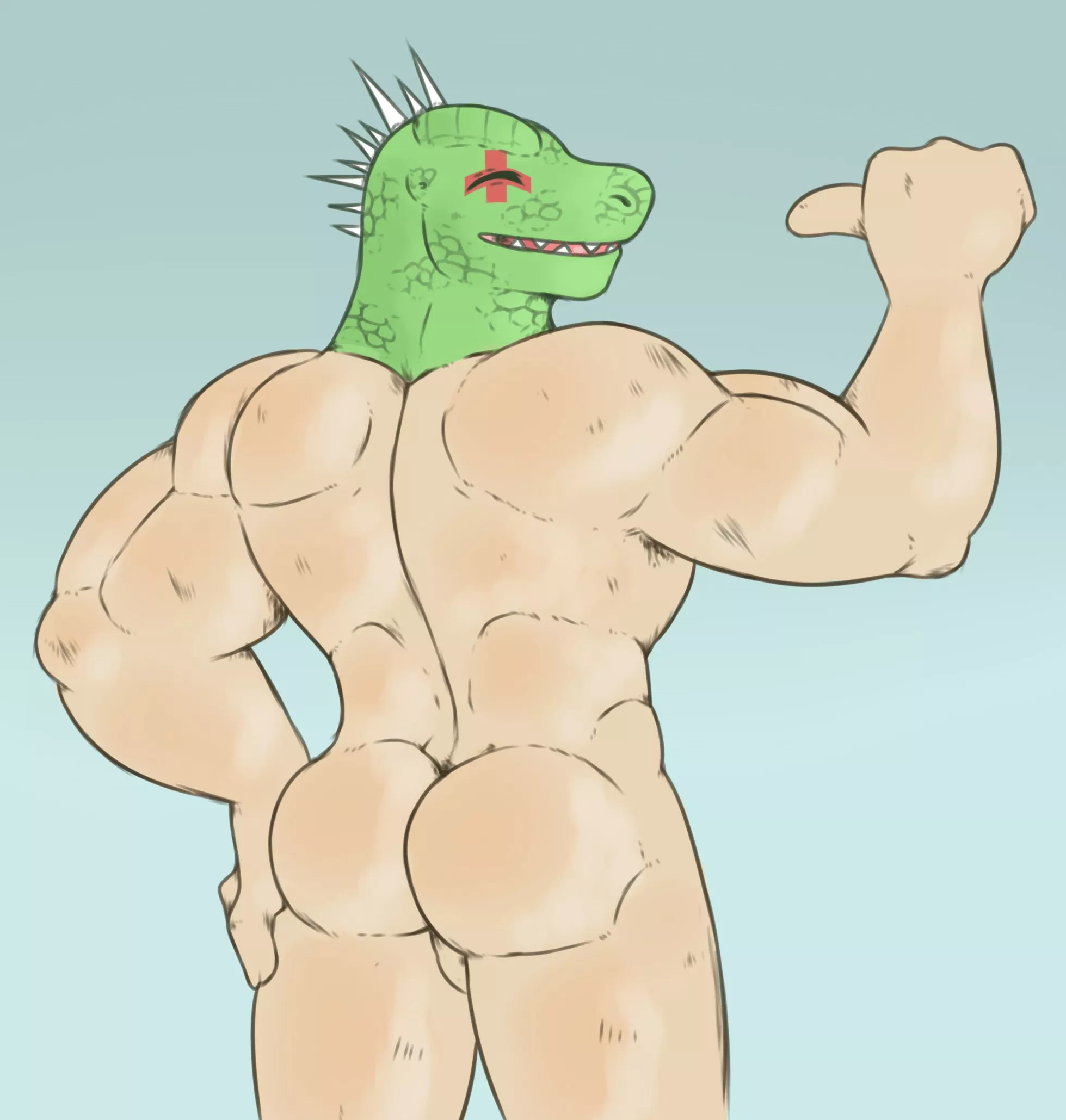 [Dorohedoro] Kaiman ass (flesh4momo) posted by LOZLover90