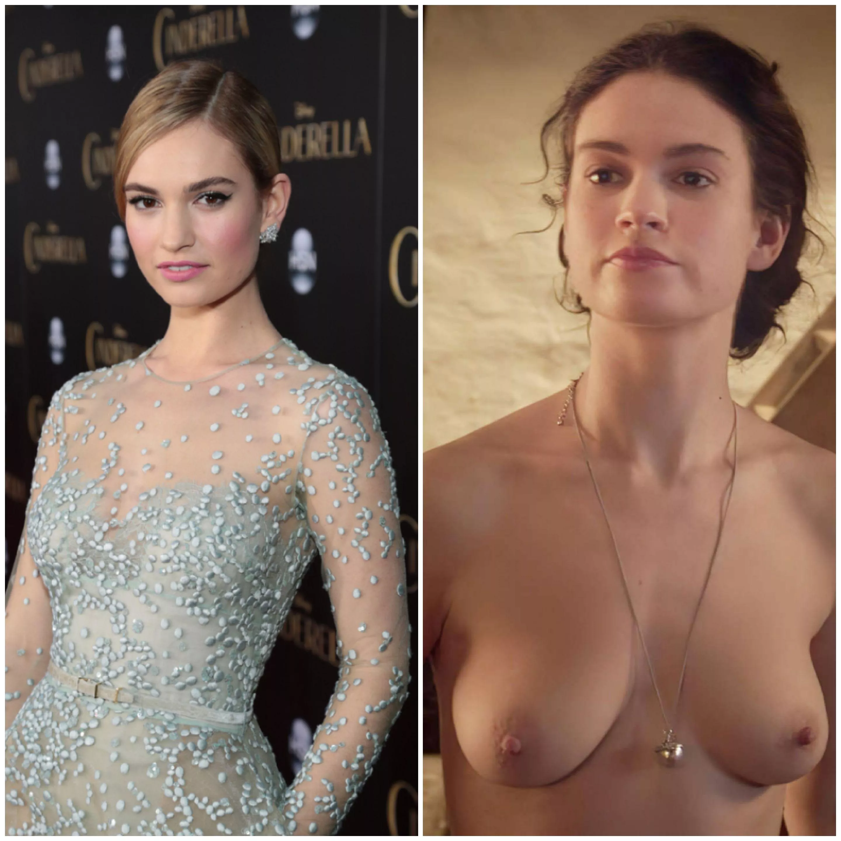 Lily James (on/off) posted by Slow_Owl5983