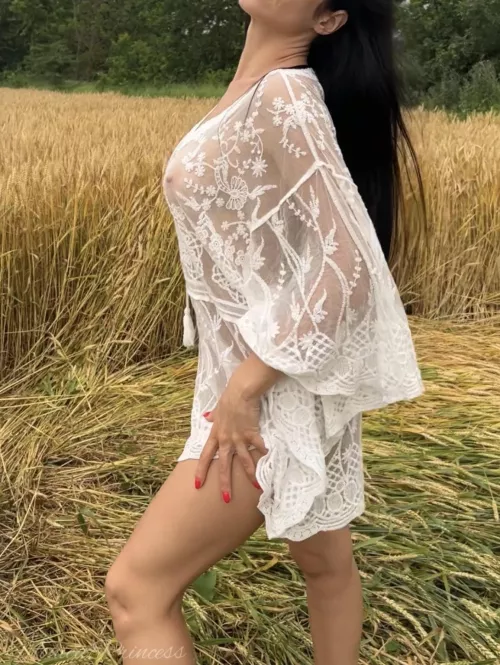 My delicate breasts are perfectly visible to passing cars by MonicaGoddess