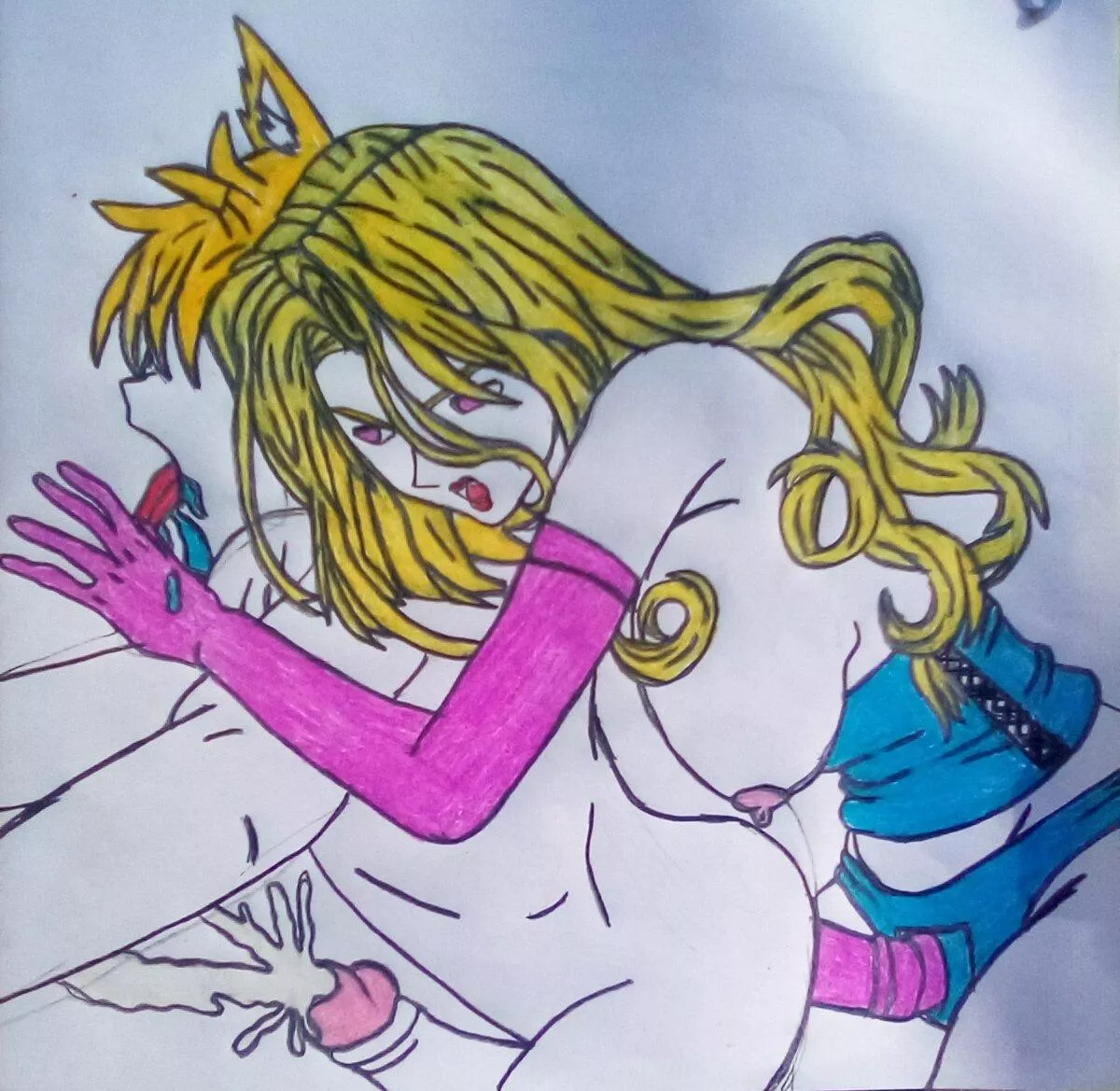 My Princess Erica having fun with her little puppy Yuki posted by Independent-Air1101