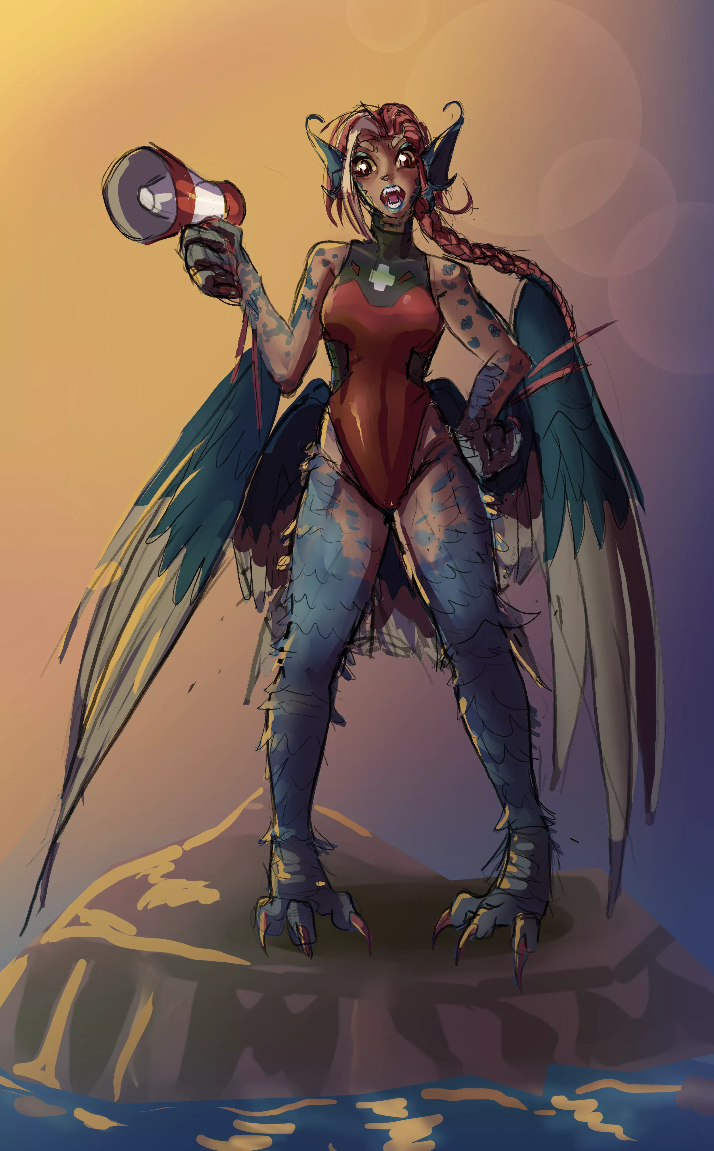 [OC] Siren Lifeguard posted by Bondead