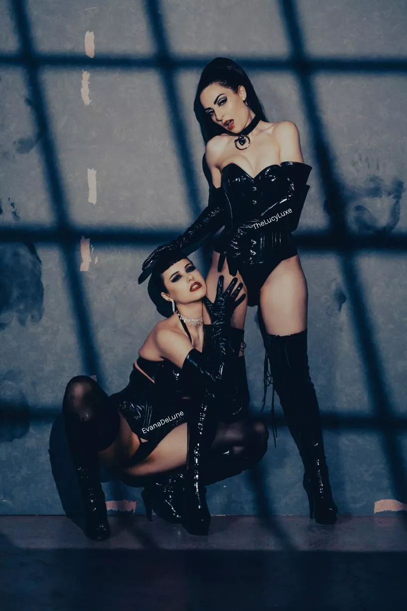 Twice as nice and twice as shiny with Evana De Lune posted by thelucyluxe